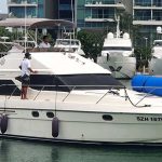 Zen Sea 1 Yacht | 42ft Princess Flybridge Monohull | Singapore Yacht Charter